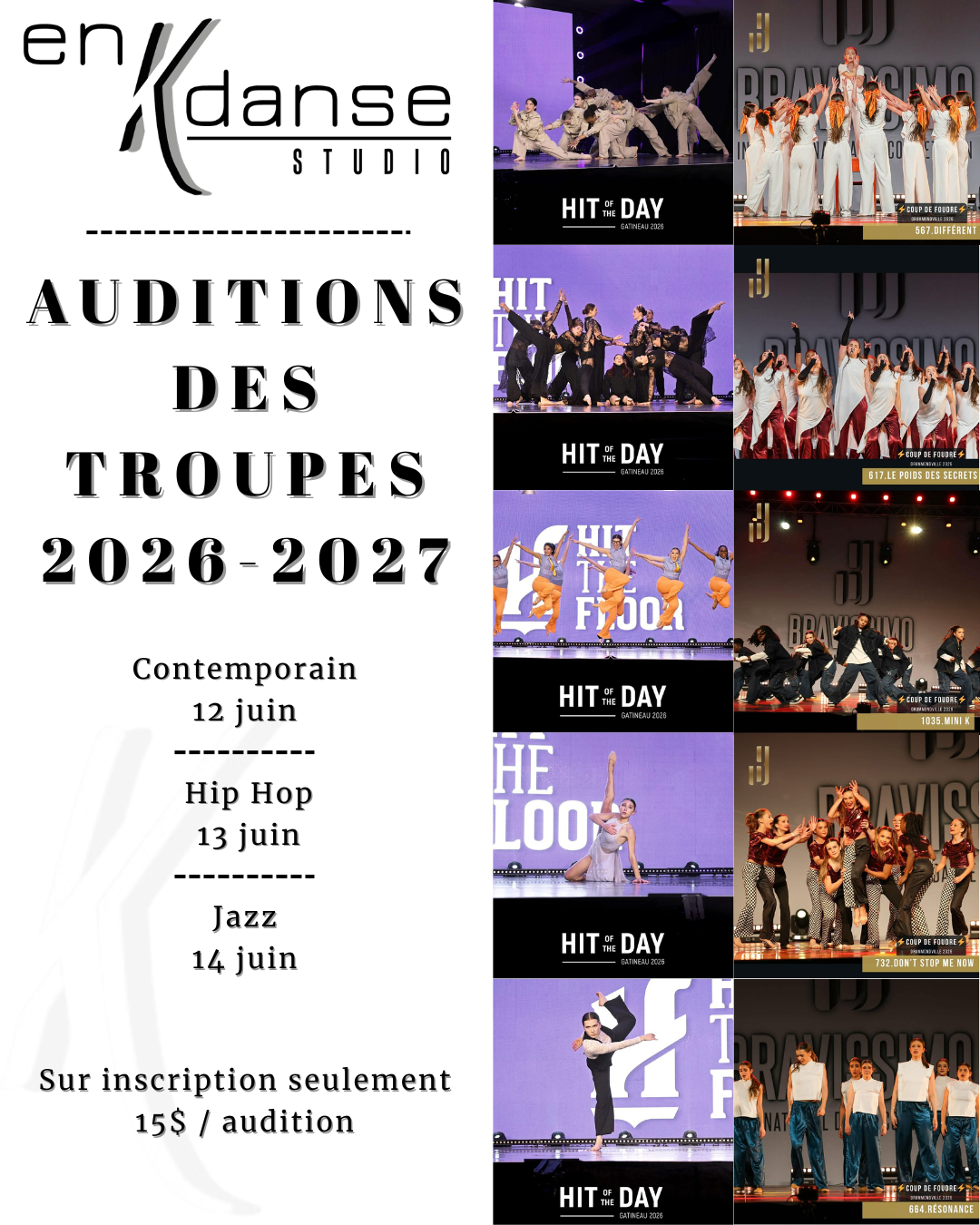 Auditions - Enkdanse